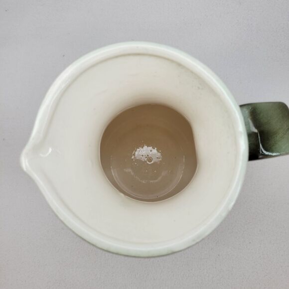 Fred Roberts Vtg 1960s Serving Pitcher Multicolor Ceramic Fall Harvest Green - Picture 6 of 9